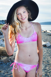 Adorable woman in sexy